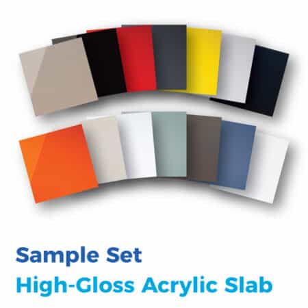 High Gloss Acrylic Slab- Sample Set