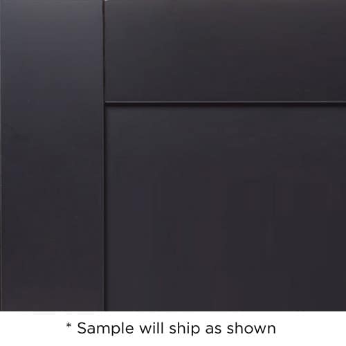 Matte Finish Acrylic Shaker- Black SAMPLE