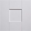 Textured Melamine Shaker- Carrara White