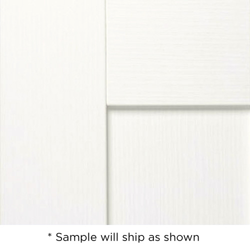 Textured Melamine Shaker- Carrara White SAMPLE