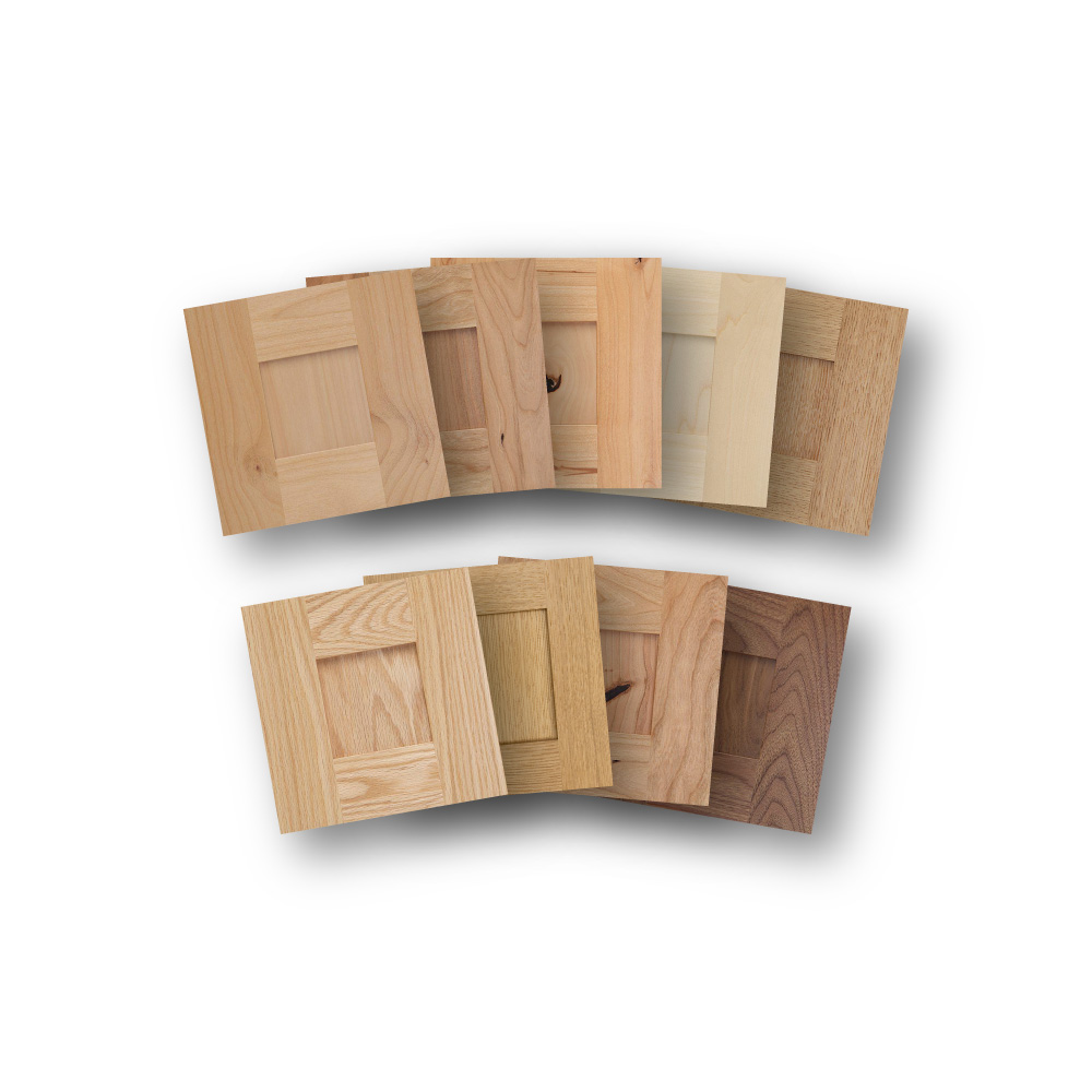 Solid Wood Shaker materials for IKEA custom cabinet fronts