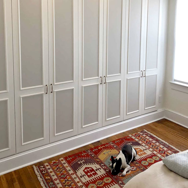 Affordable Custom Fronts for IKEA ® Closet (PAX)